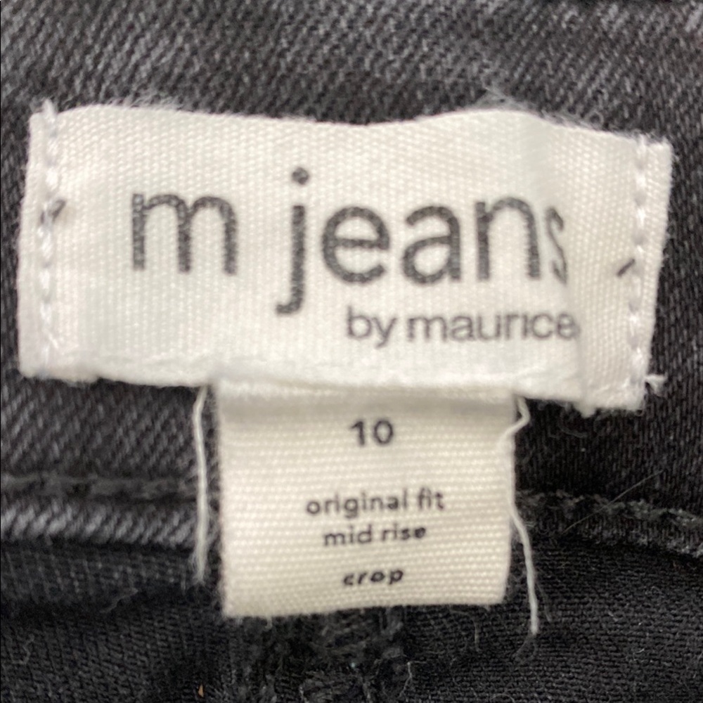 Maurices Black Cropped Jeans - Picture 2 of 14